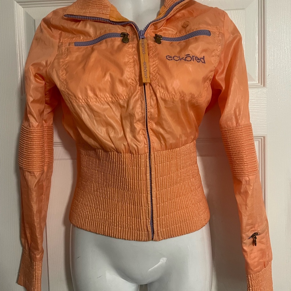 Vintage Eckored Unlimited Orange Jacket Size S